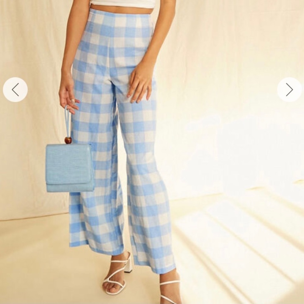 forever 21 high rise plaid pants